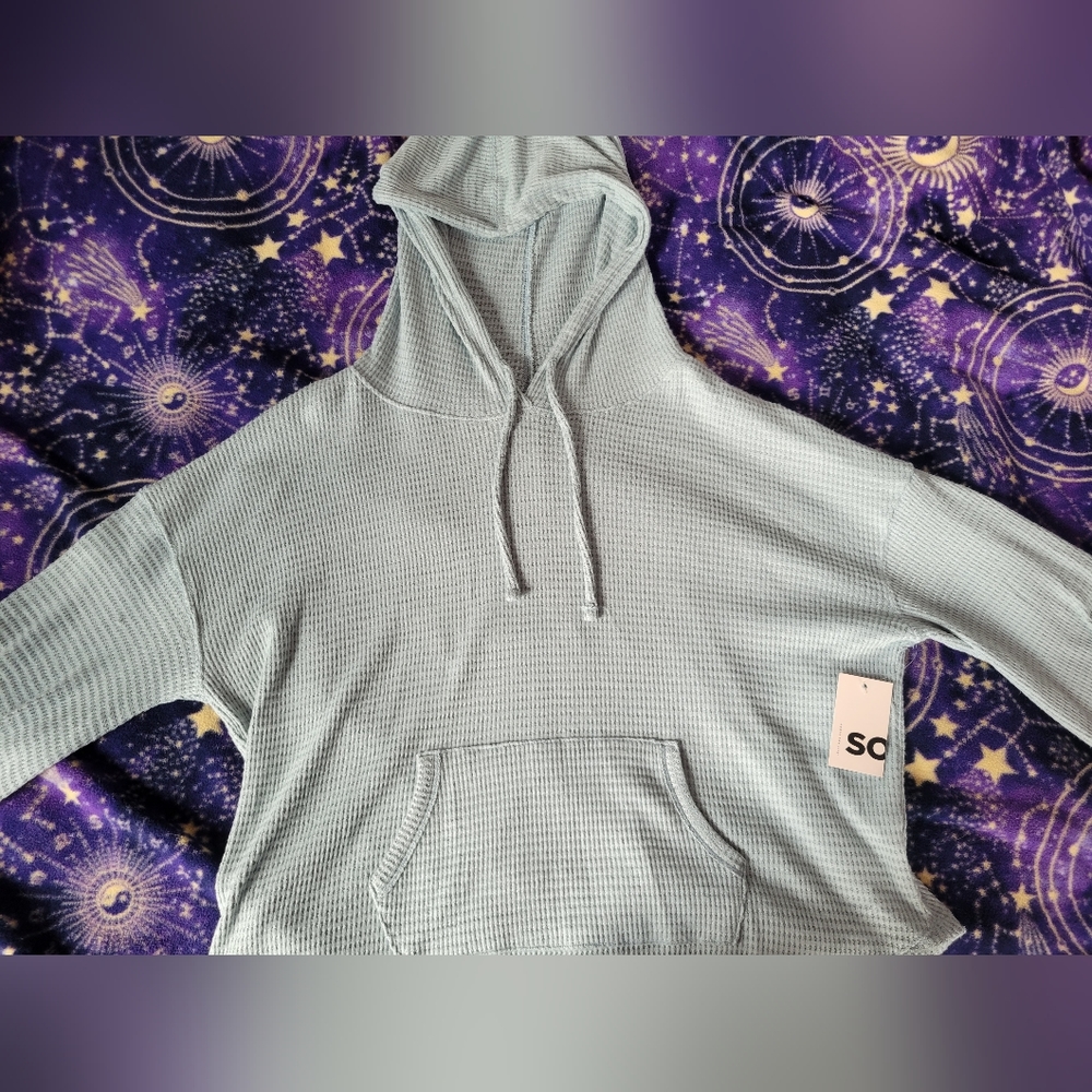 SO Waffle Knit Hoodie